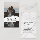 Leg je speciale dag vast, professionele fotografie visitekaartje (Voorkant / Achterkant)