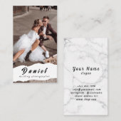 Leg je speciale dag vast, professionele fotografie visitekaartje (Voorkant / Achterkant)