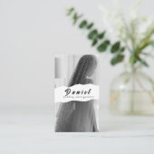 Leg je speciale dag vast, professionele fotografie visitekaartje (Staand voorkant)