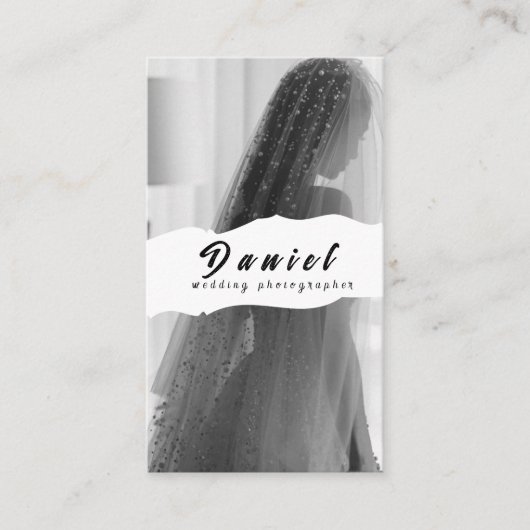 Leg je speciale dag vast, professionele fotografie visitekaartje (Voorkant)