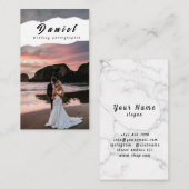 Leg je speciale dag vast, professionele fotografie visitekaartje (Voorkant / Achterkant)