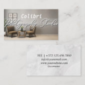 Leg je speciale dag vast, professionele fotografie visitekaartje (Voorkant / Achterkant)