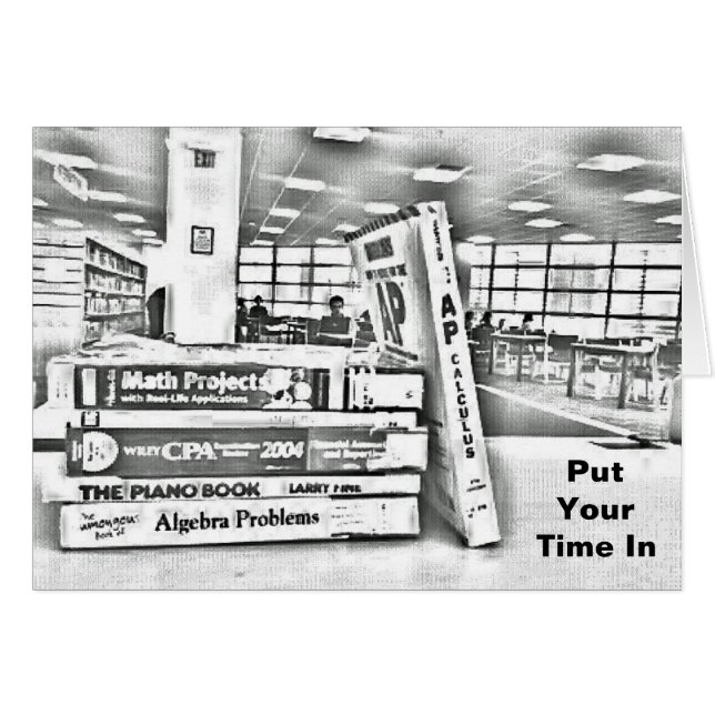 Leg je tijd in (Voorkant Horizontaal)