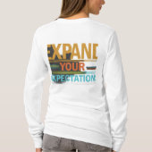 Leg je verwachting uit t-shirt (Achterkant)