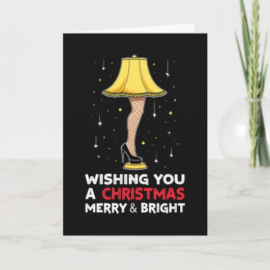Leg Lamp Christmas Kaart (Voorkant)