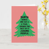 Leg Lamp Christmas Kaart (Gele Bloem)