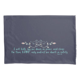 Leg me neer in vrede en slaap bijbelvers kussensloop