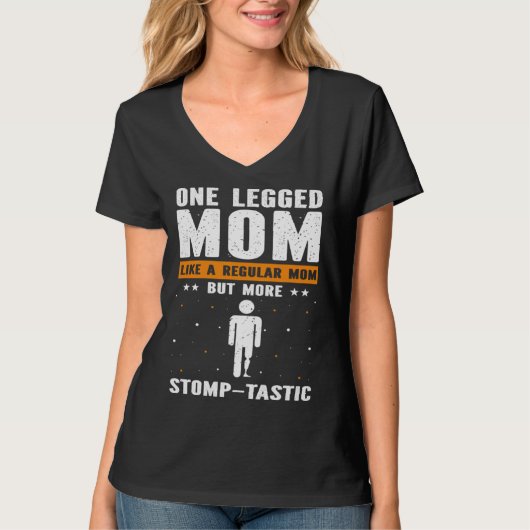 Leg Prosthesis Quote for Falke Limb and Artificial T-shirt (Voorkant)