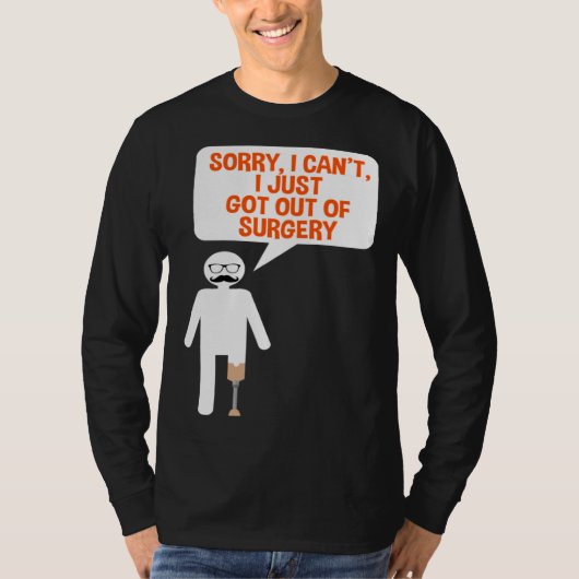 Leg Prosthesis Quote for Falke Limb and Artificial T-shirt (Voorkant)