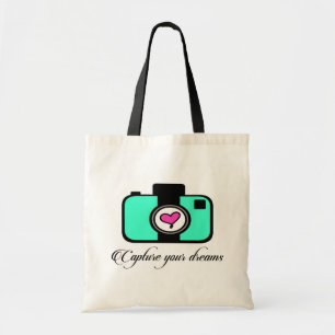 Leg uw dromen vast - camera-tas tote bag