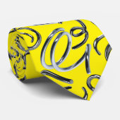 Leg wat metalen op me x4 BYellow BG Stropdas (Opgerold)