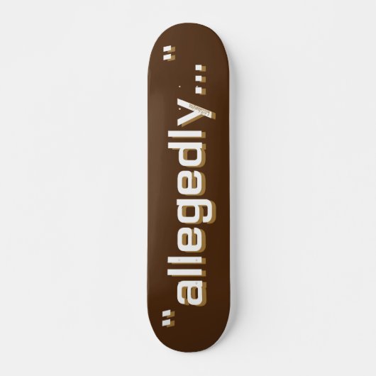 LEGAAL grappig woordspeel ironisch sarcastisch pun Persoonlijk Skateboard (Voorkant)
