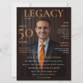 Legacy Birthday Design voor hem – Whiskey Label Kaart (Voorkant)