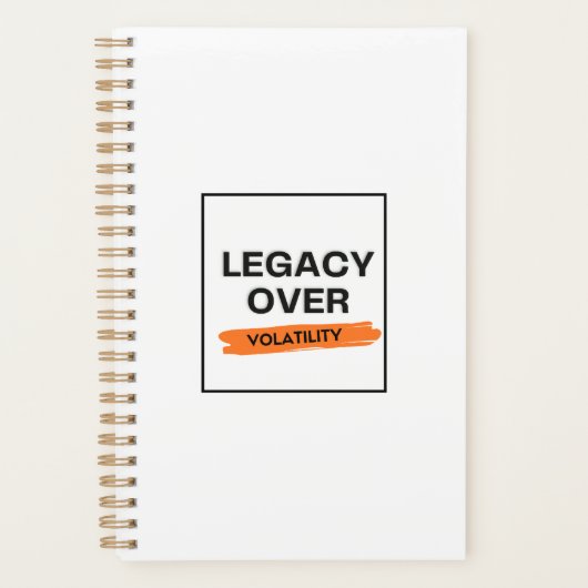 LEGACY BOVEN VOLATILITEIT — Beleggers Planner (Voorkant)