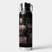 Legacy - Brutalist Streetwear Design Waterfles (Achterkant)