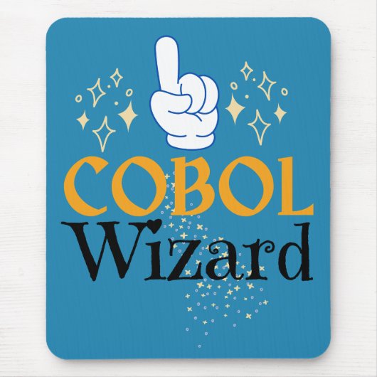 Legacy Cobol Programmeertaal Wizard Muismat (Voorkant)
