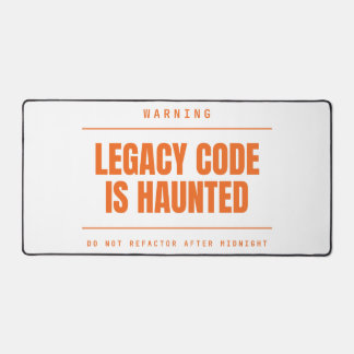 Legacy Code Is Haunted Funny Programmeur Ontwikkel Bureaumat