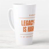 Legacy Code Is Haunted Funny Programmeur Ontwikkel Latte Mok (Linkerhoek)
