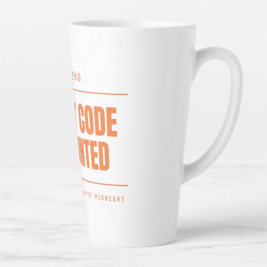 Legacy Code Is Haunted Funny Programmeur Ontwikkel Latte Mok (Rechts)