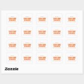 Legacy Code Is Haunted Funny Programmeur Ontwikkel Vierkante Sticker (Vel)