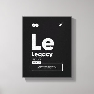 Legacy Definitie Motiverend Wand Kunst Canvas Afdruk
