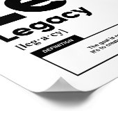 Legacy Definition | MOTIVATIE POSTER (Hoek)