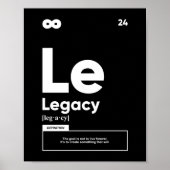 Legacy Definition | MOTIVATIE POSTER (Voorkant)