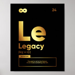 Legacy Definition MOTIVATIE POSTER
