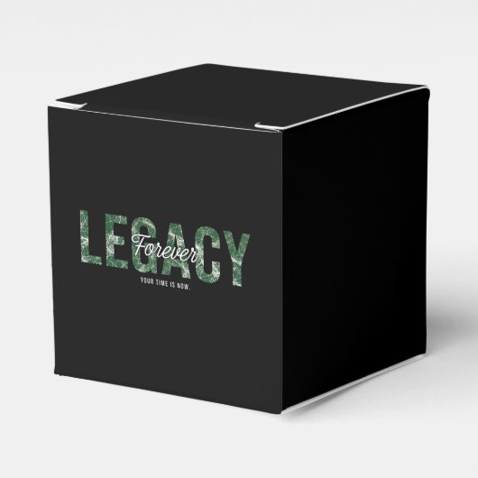 Legacy Forever Motivational Quote Art Bedankdoosjes (Voorkant Zijde)