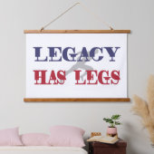 Legacy heeft benen hangend wandkleed (Slaapkamer)