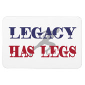 Legacy heeft benen magneet (Horizontaal)