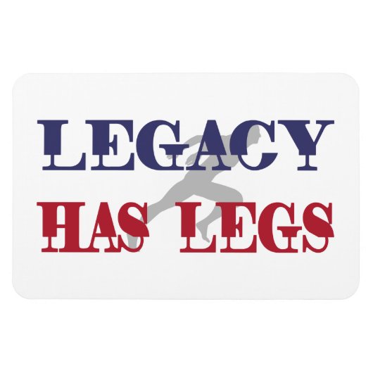 Legacy heeft benen magneet (Horizontaal)