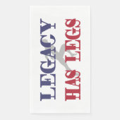 Legacy heeft benen servet (Voorkant)