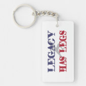 Legacy heeft benen sleutelhanger (Voorkant)