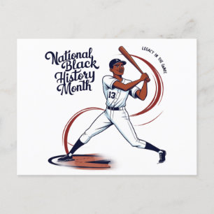 Legacy in the Game: het vieren van zwarte geschied Briefkaart