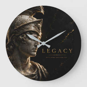 LEGACY Inspirerend Motiverend Citaatontwerp Grote Klok