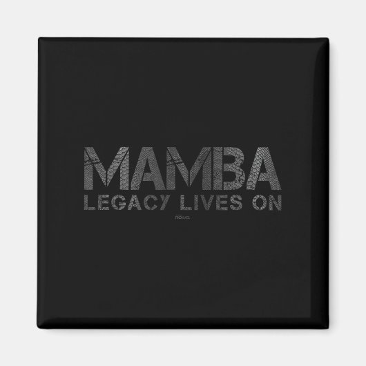 Legacy leeft op basketbalveld legende motivatie magneet (Voorkant)