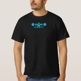 Legacy Minimalistisch Gym Design – Neon Groen Fitn T-shirt