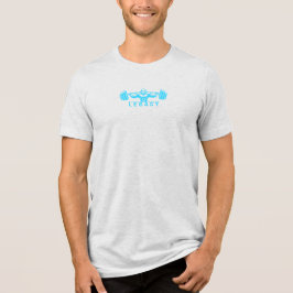 Legacy Minimalistisch Gym Design – Neon Groen Fitn Tri-Blend Shirt