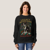 Legacy Never Fades Boston Terrier Trui (Voorkant volledig)