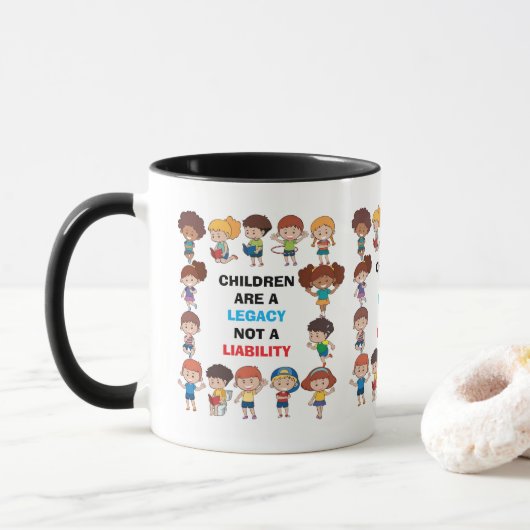 "Legacy Not Liability" Mug Mok (Met donut)