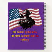 Legacy of the brave royal purple notitieboek (Achterkant)