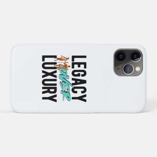 Legacy Over Luxury | Case-Mate iPhone Case (Achterkant (horizontaal))