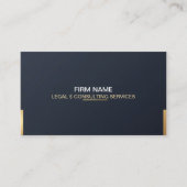 Legal Consulting Business Card Visitekaartje (Voorkant)