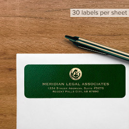 Legal Emblem Return Address Label