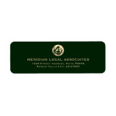 Legal Emblem Return Address Label (Voorkant)