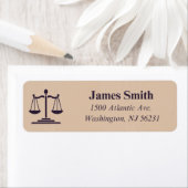 Legal Justice Return Address Labels (Insitu)