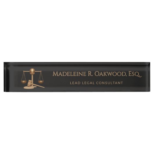Legal Law Office Firm Attorney  Naambordje (Voorkant)