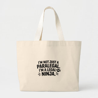 Legal Ninja Paralegal Jumbo Tote | Work Grote Tote Bag
