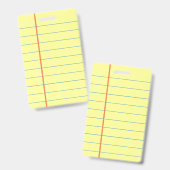 Legal Pad Badge (Voor- en achterkant)